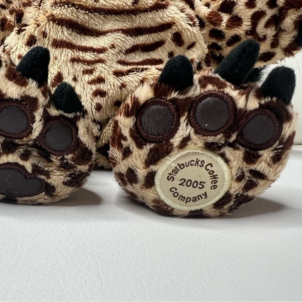Starbucks Bearista Cat Bear 2005 40th Edition Leopard Cat vintage collectible